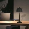 Lampka stołowa nocna V-TAC 3W LED 30cm ładowanie USB ściemnianie czarna VT-1052 3000K-6000K 200lm
